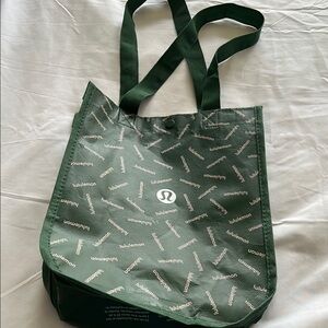 Lululemon Forest Green Tote Bag